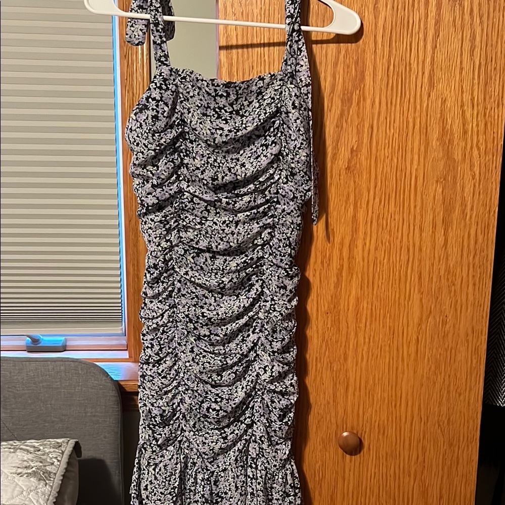 Floral Ruched Dress